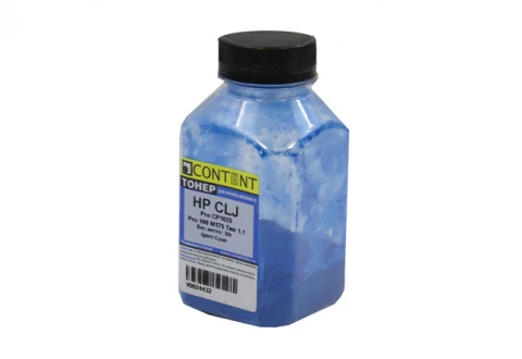 Тонер HP CLJ Pro CP1025/Pro 100 M175, 30 гр, голубой, Тип 1.1, Content