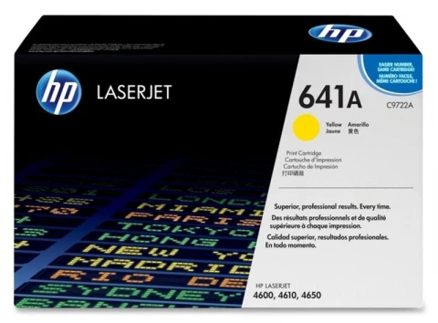 Картридж лазерный HP <C9722A> для Color LJ 4600/4650 (8000 стр) желтый 
