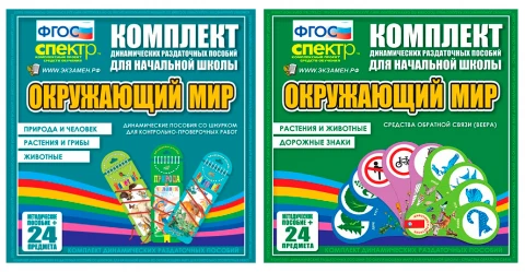 Карты по Естествознанию и Окружающему миру для начальных классов