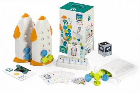 Игровой набор для счета до 10 «Ракета»