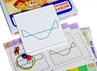 Игровой набор, <Геопланшет 6х6> с комплектом карточек, 4+